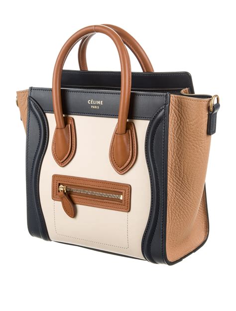 celine luggage handbag|celine nano luggage tote bag.